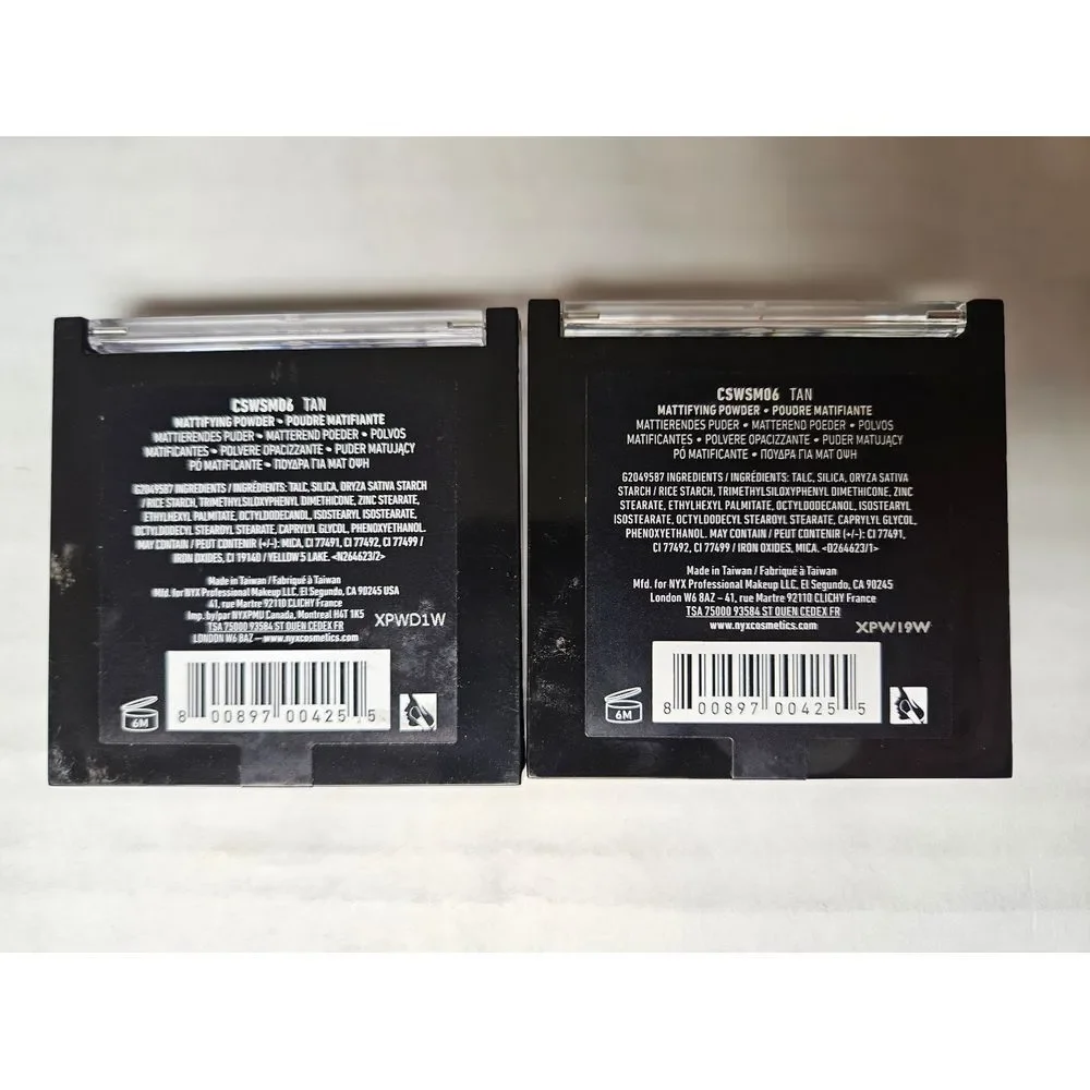 NYX Mattifying Powder Tan‎ x 2 New
